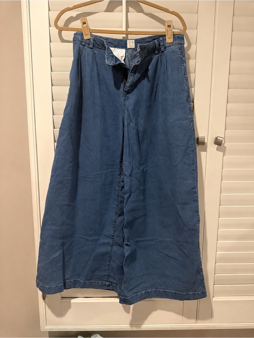 Gap x DÔEN High Rise Wide Leg Denim Trousers 27